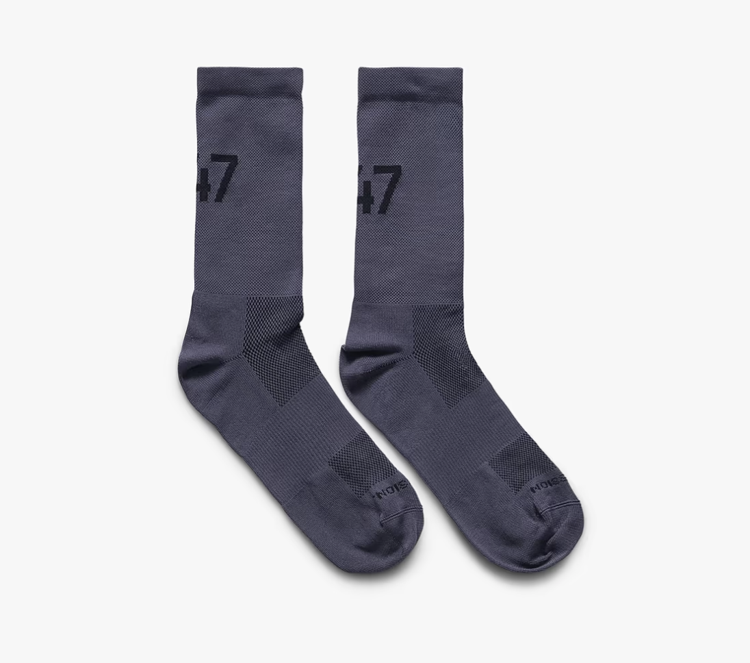 247 Calcetines Numbers Race Sock - Gris