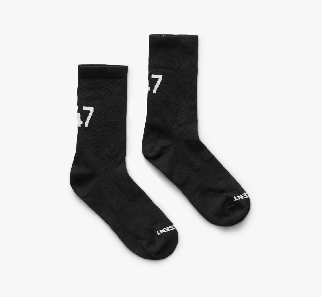 247 Calcetines Numbers Socks - Negro
