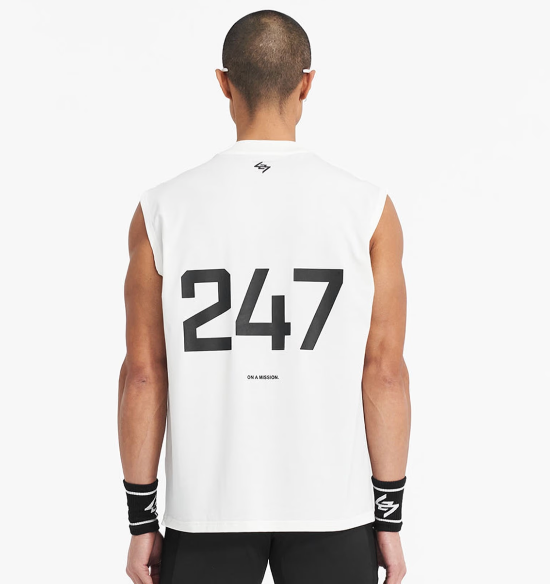 247 Camiseta Oversized Tank - Blanco
