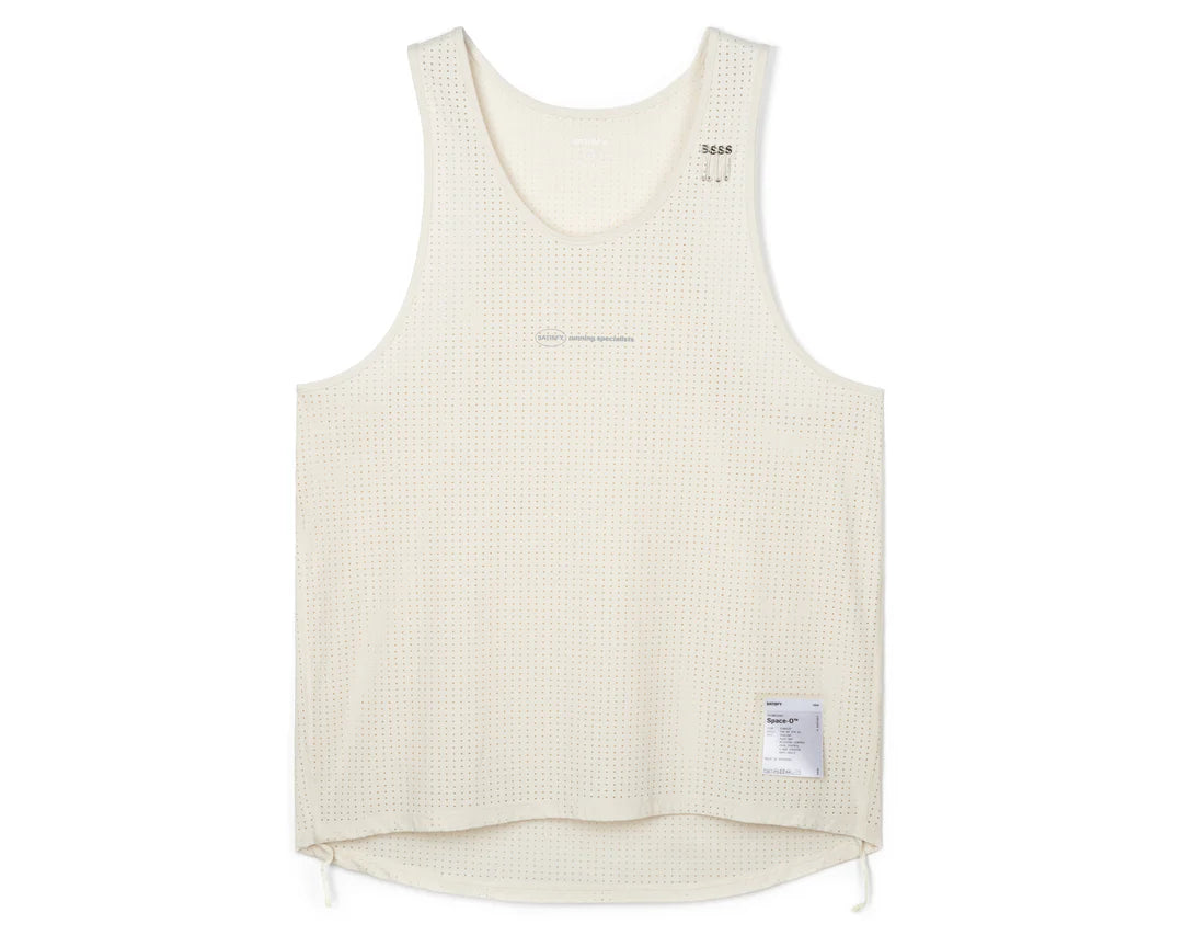 SATISFY Space‑O™ Camiseta Singlet Chalk - Odda running