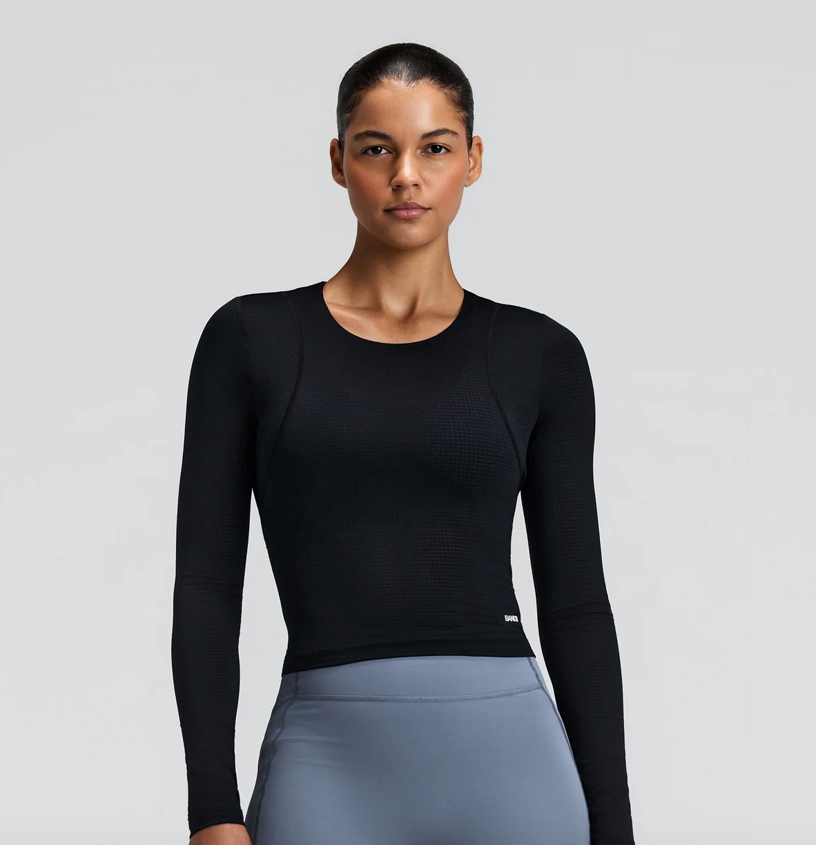 Bandit W Camiseta GeoMesh™ Eclipse Long Sleeve - Negro