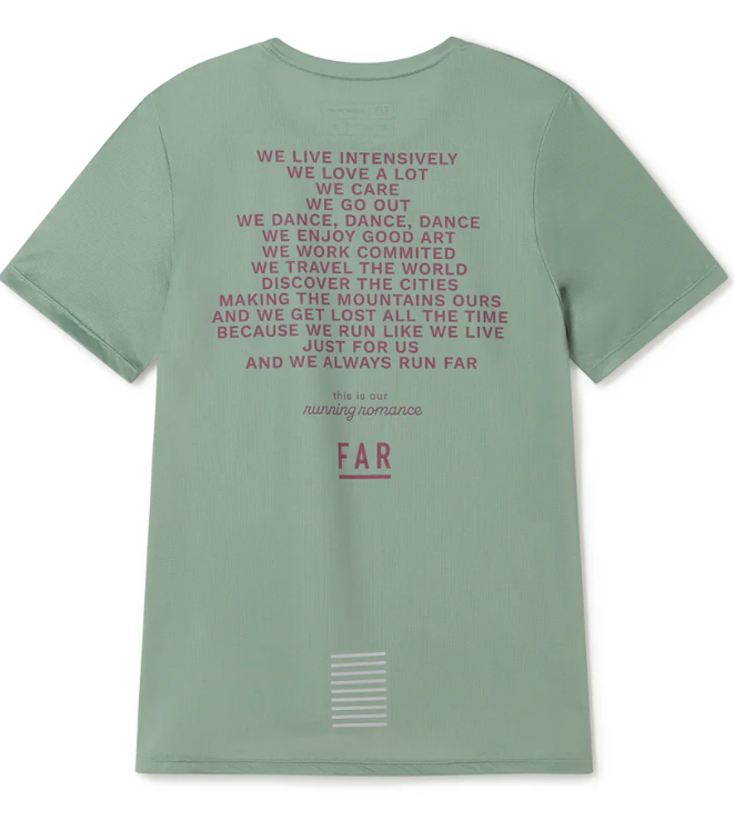 FAR Woman Ultralight Running Camiseta Manifesto - Odda running