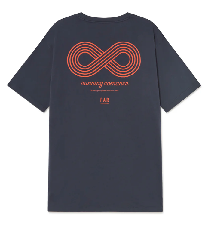 FAR Organic Cotton Camiseta Azul - Odda running