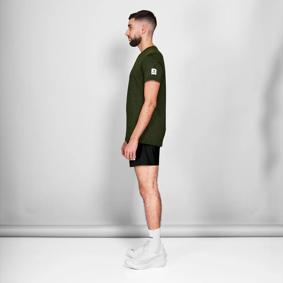 Saysky Camiseta Clean Pace verde - Odda running