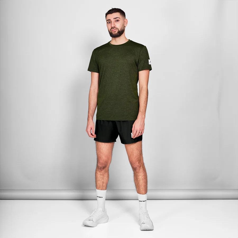 Saysky Camiseta Clean Pace verde - Odda running