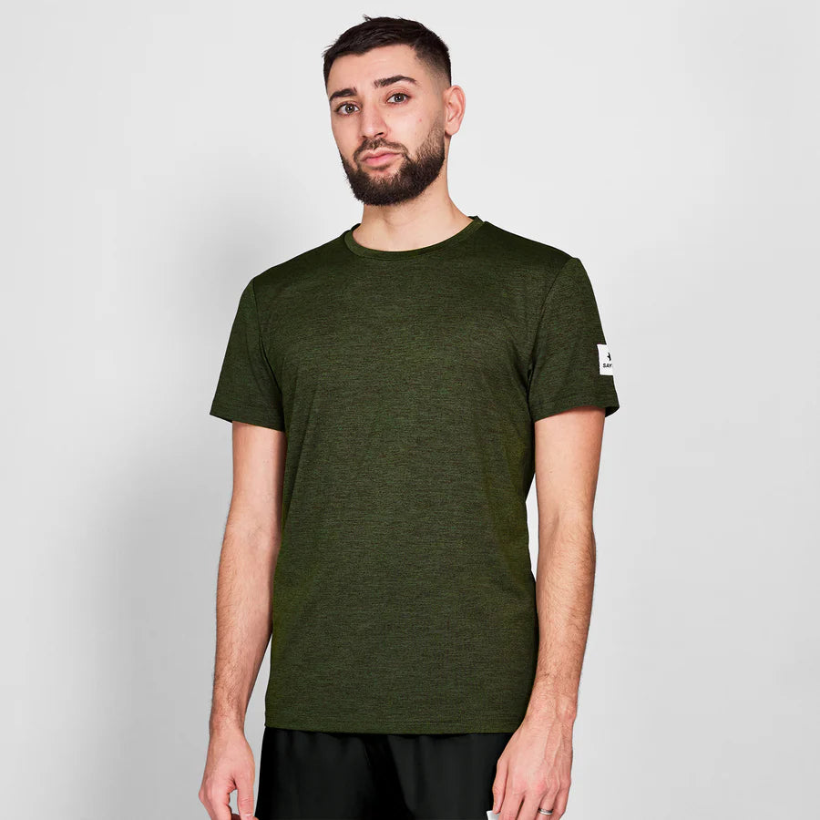 Saysky Camiseta Clean Pace verde - Odda running