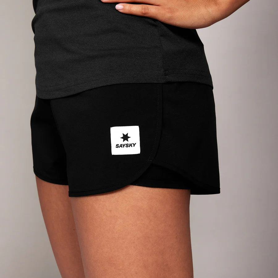Saysky W shorts pace shorts 3" negros - Odda running
