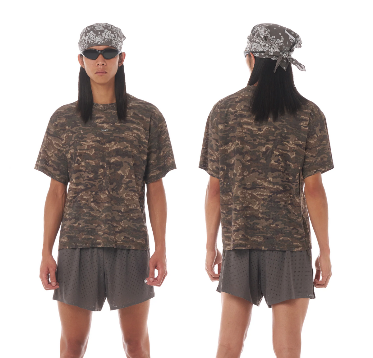 Satisfy Camiseta Space‑O™ T‑Shirt - Camo Overland Trek