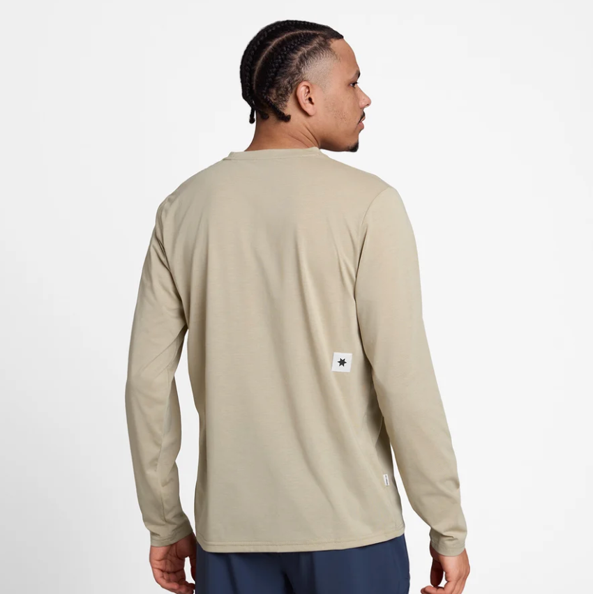 Saysky Camiseta Motion Long Sleeve - Beige