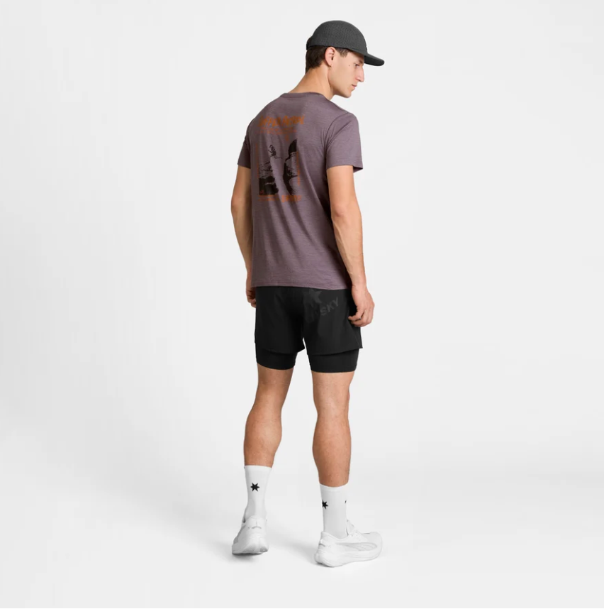 Saysky Camiseta Pace T-Shirt - Purpura