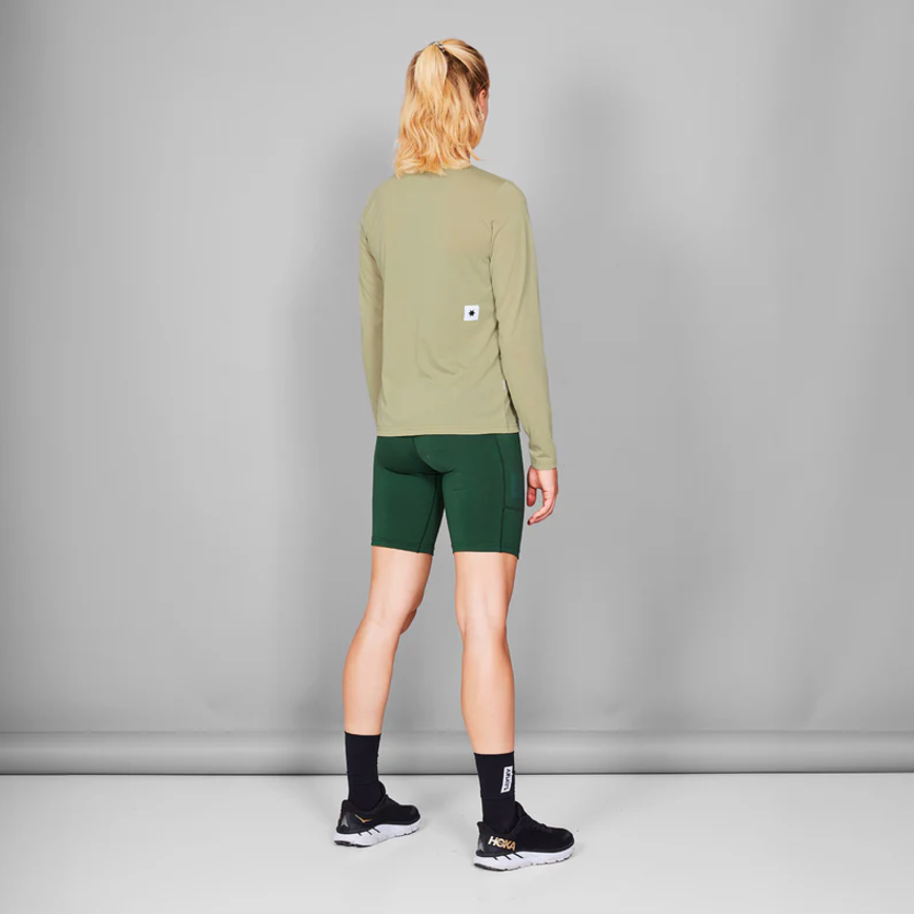 Saysky W Camiseta Manga Larga Beige - Odda running