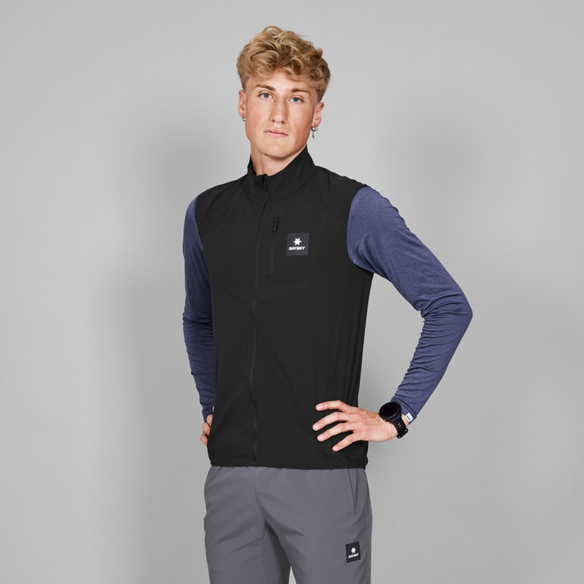 Saysky Chaleco Negro