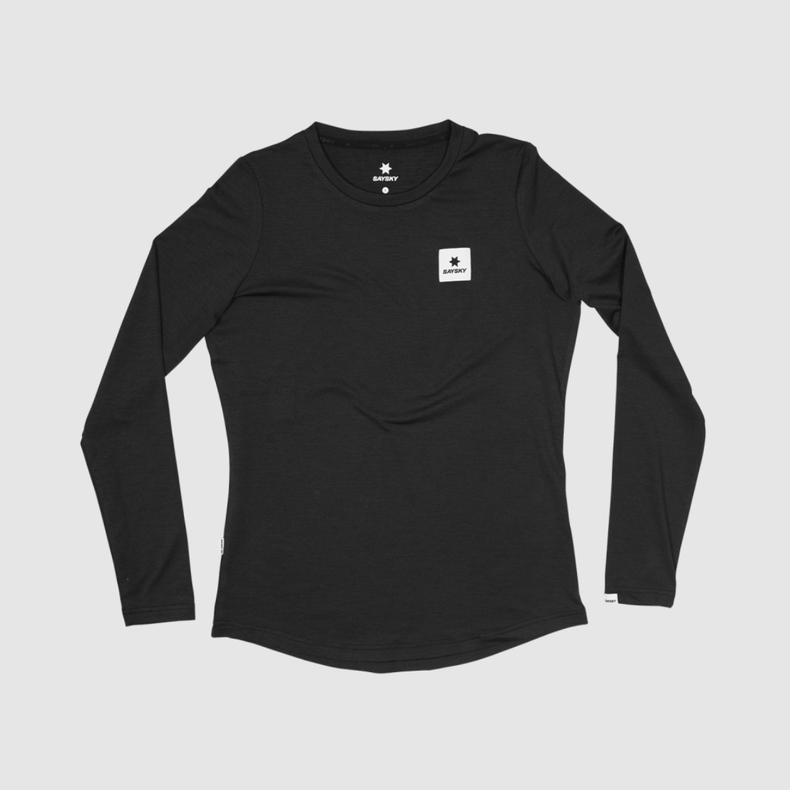 Saysky W Camiseta manga larga negro - Odda running
