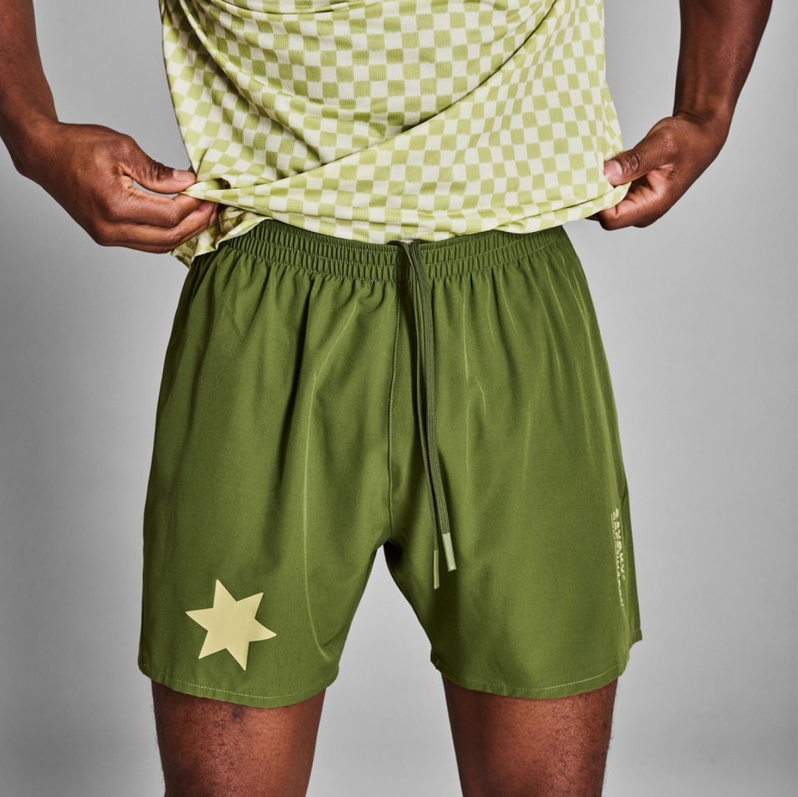 Saysky Shorts "5 verdes statement pace - Checkmate