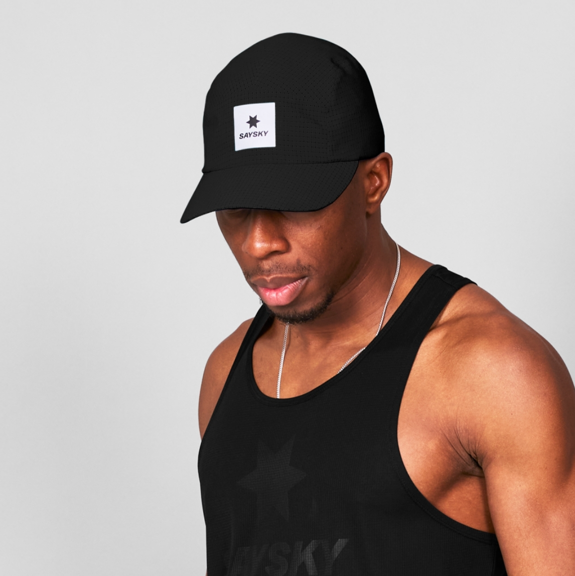 Saysky gorra Flow Cap negra - Odda running