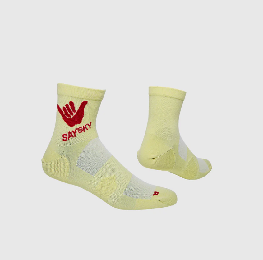 Saysky calcetines Verdes Checkmate Combat Quarter Socks