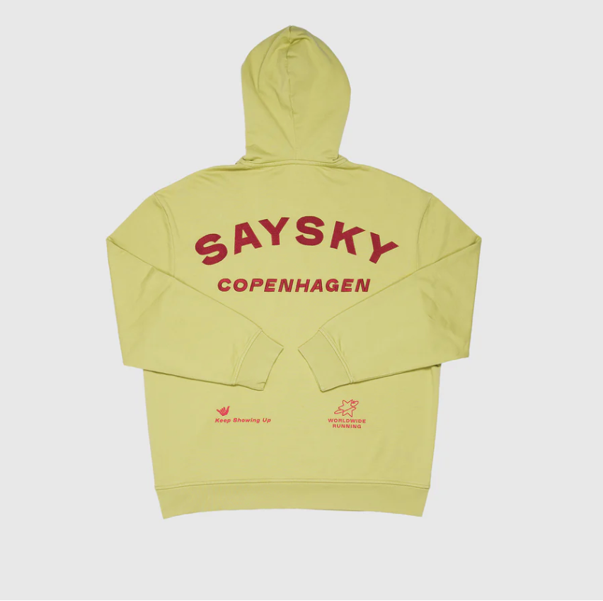 Saysky Sudadera verde Statement Oversized - Checkmate