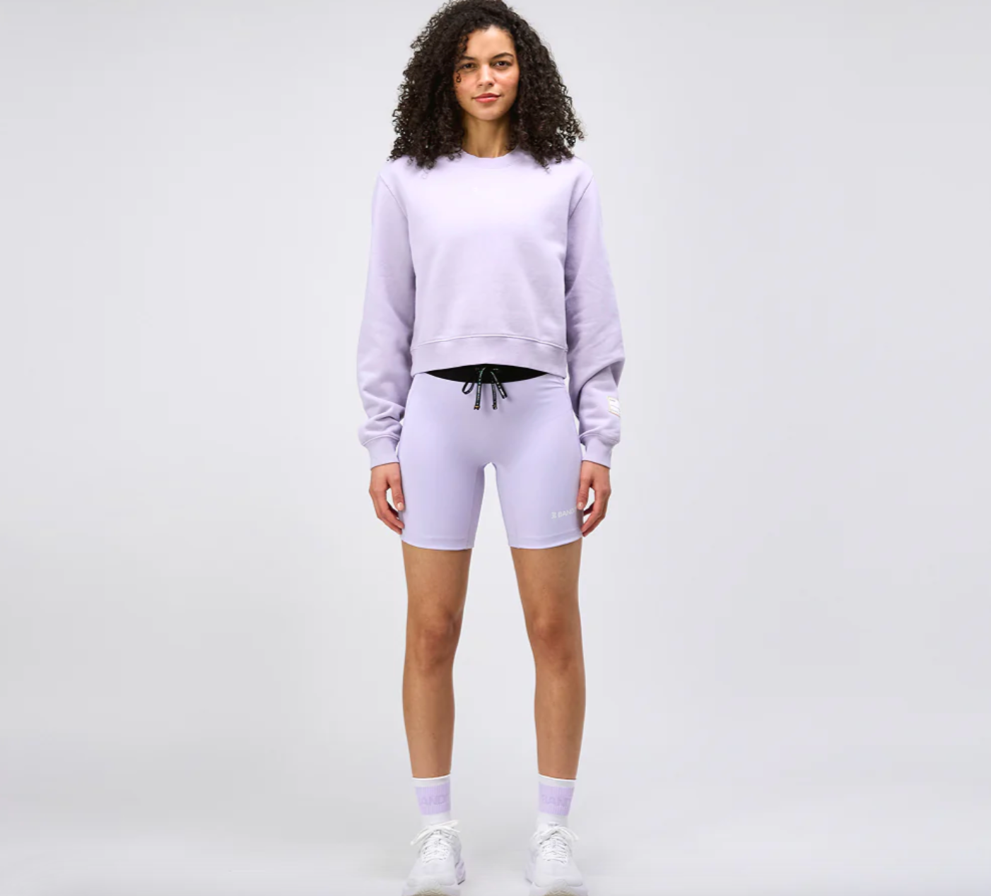 Bandit W Sudadera cropped cotton fleece