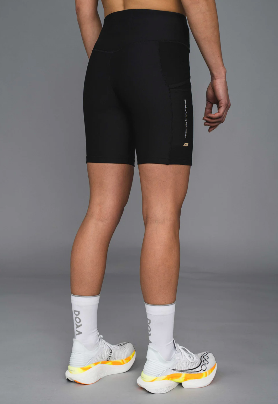 Doxa Shorts Tights Unisex - ReRun Negro - Odda running