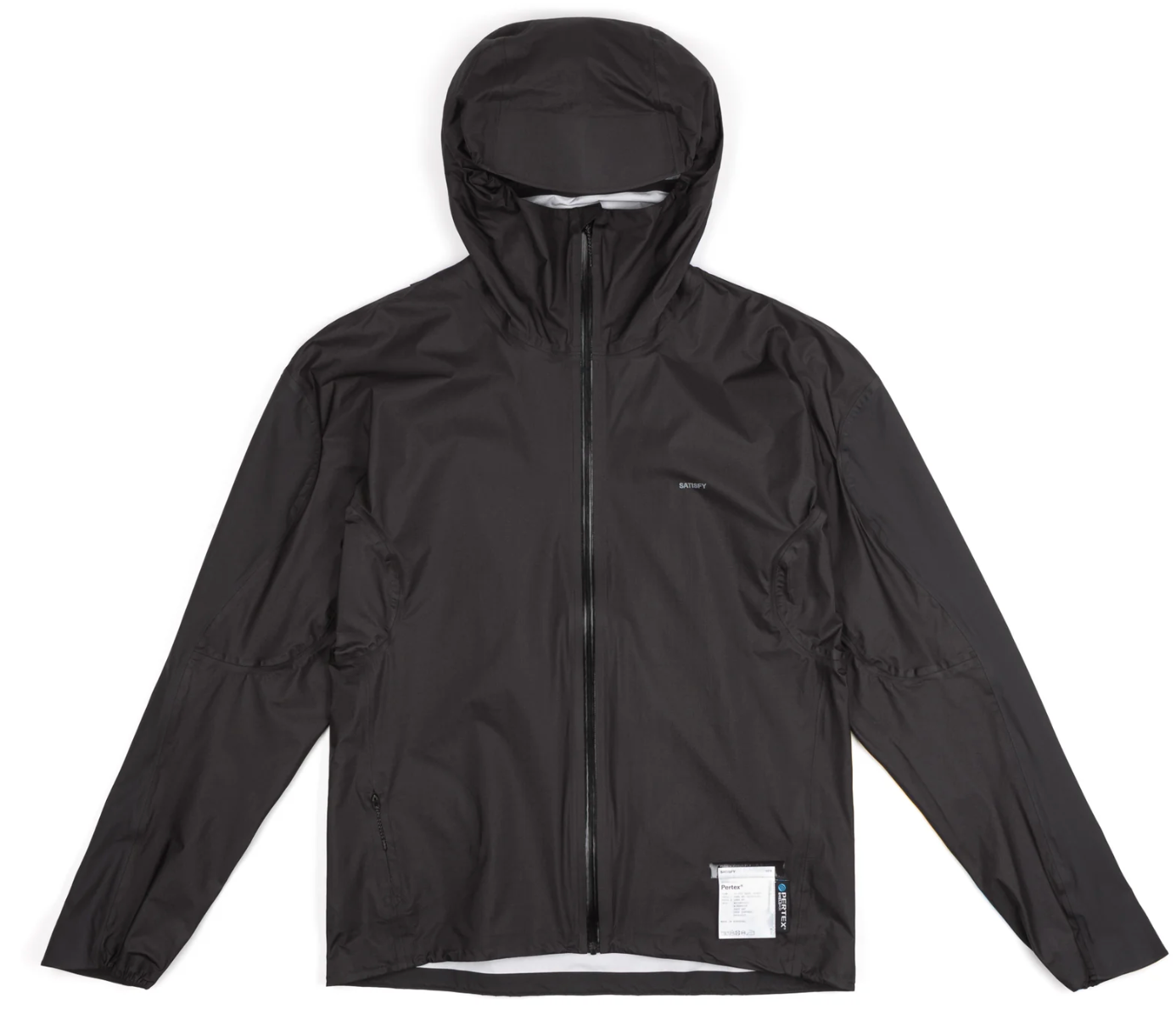 Satisfy Rompevientos Pertex® 3L Fly Rain Jacket - Negro - Odda running