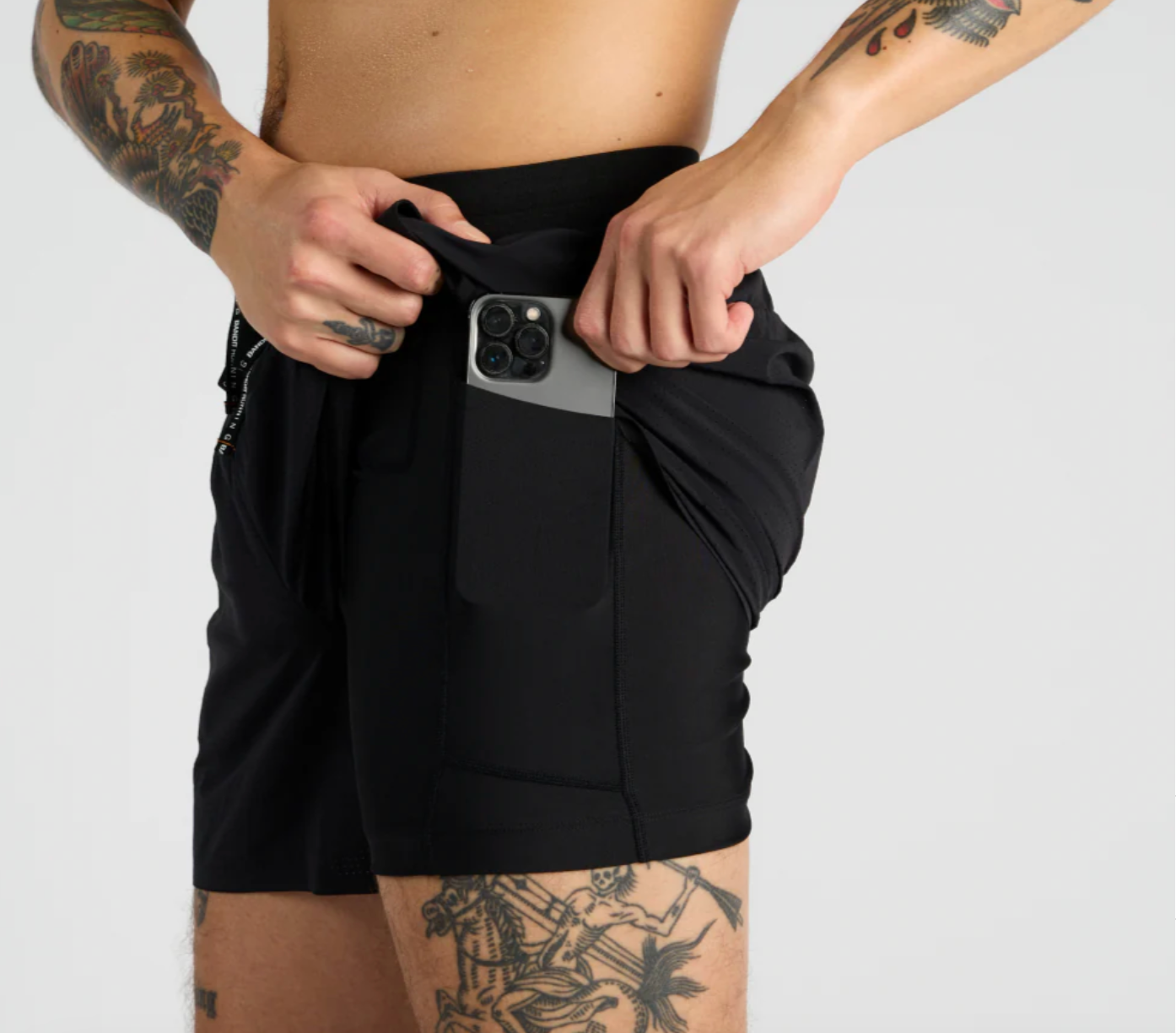 Bandit Shorts Vento™ 5" - Negro - Odda running