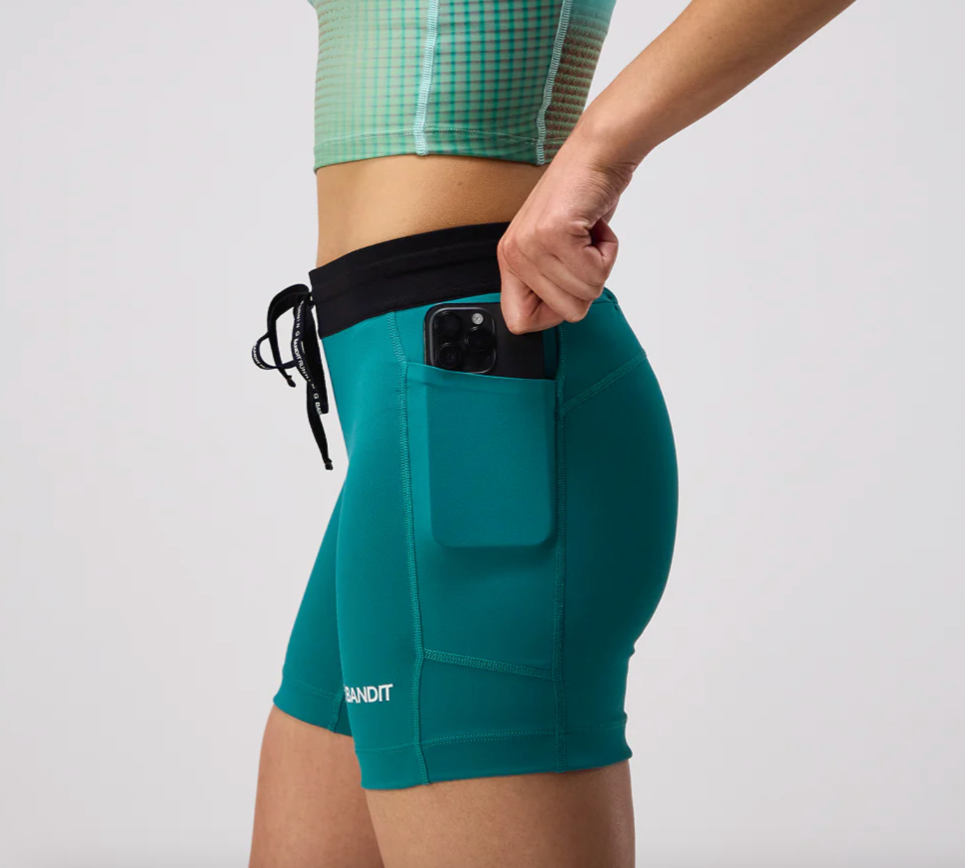 Bandit W Shorts Stamina™ 5" - Verde - Odda running