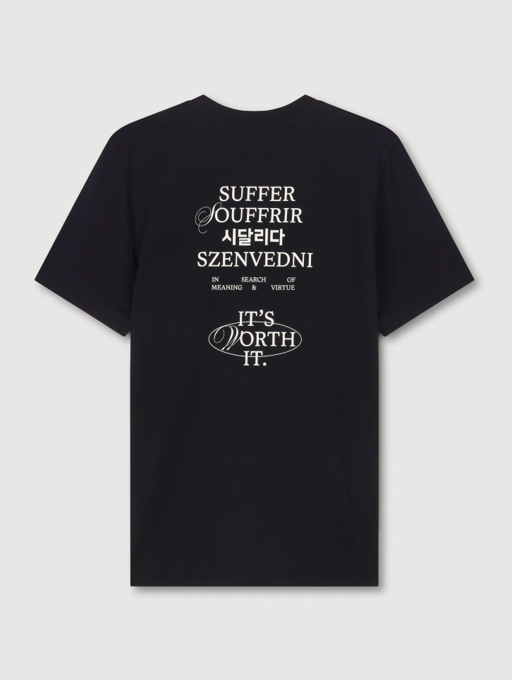 Acid Running Camiseta Worth It - Negro
