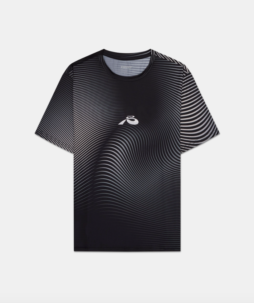 Bandit Camiseta Drift Performance - Negro - Odda running