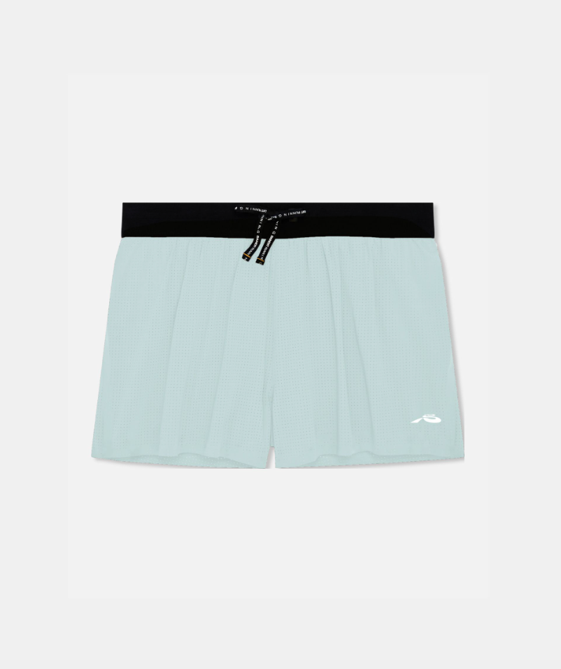 Bandit Shorts Vento™ 3" - Azul Menta - Odda running