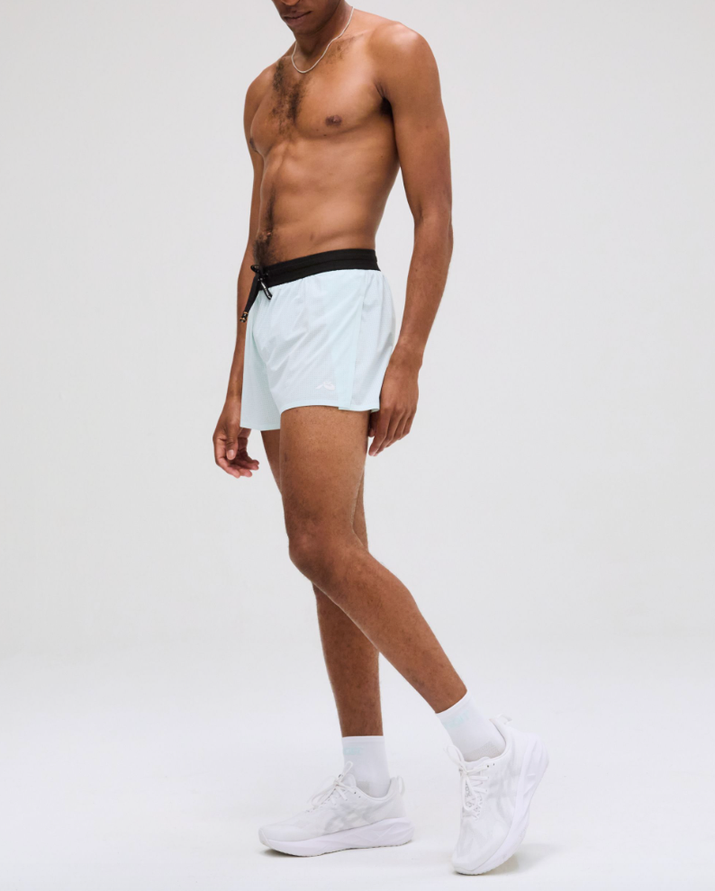 Bandit Shorts Vento™ 3" - Azul Menta - Odda running