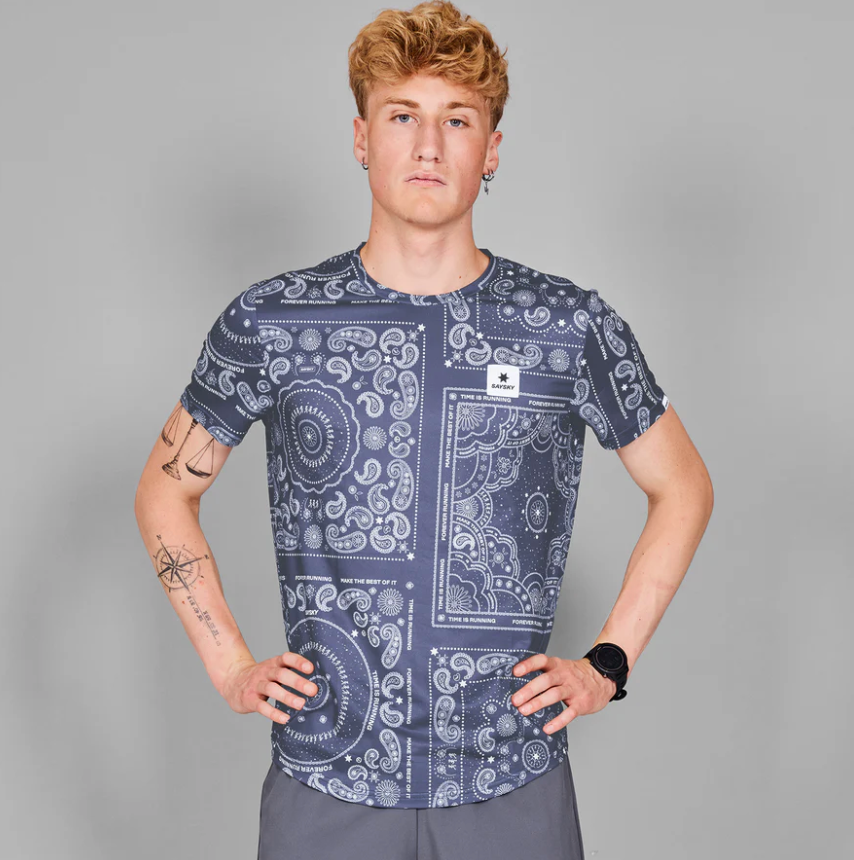 Saysky Camiseta Paisley Combat - Azul