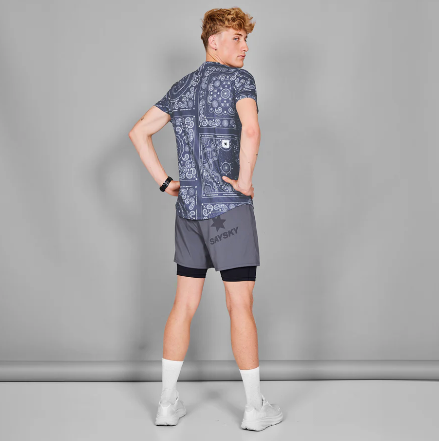 Saysky Camiseta Paisley Combat - Azul