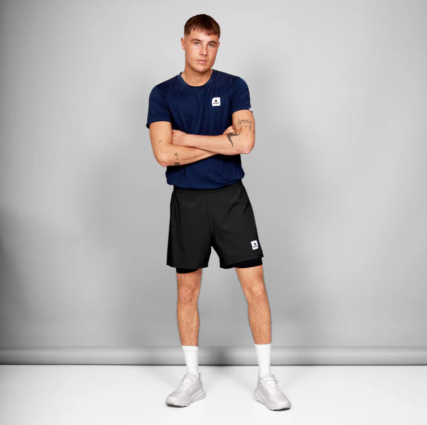 Saysky Camiseta Clean Combat Pro - Azul - Odda running