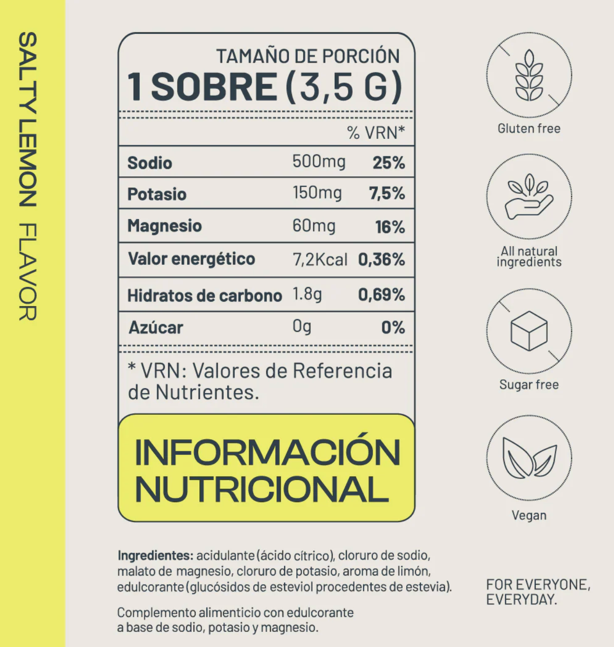 LIT Electrólitos Sabor Limón - Unit - Odda running