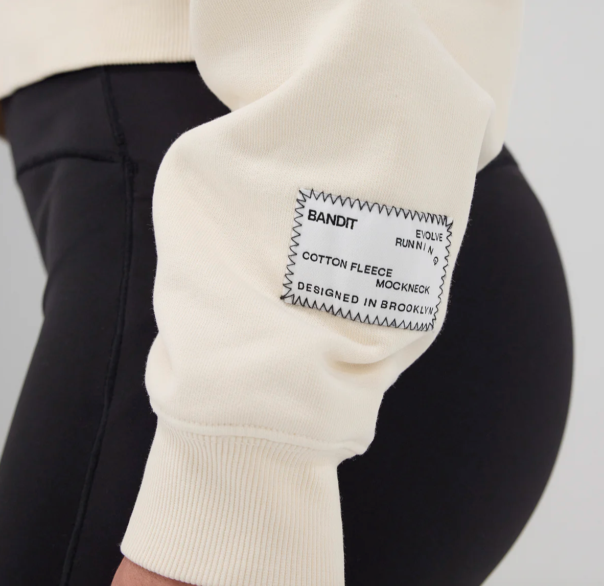 Bandit W Sudadera The Cropmock™ Pullover - Blanco