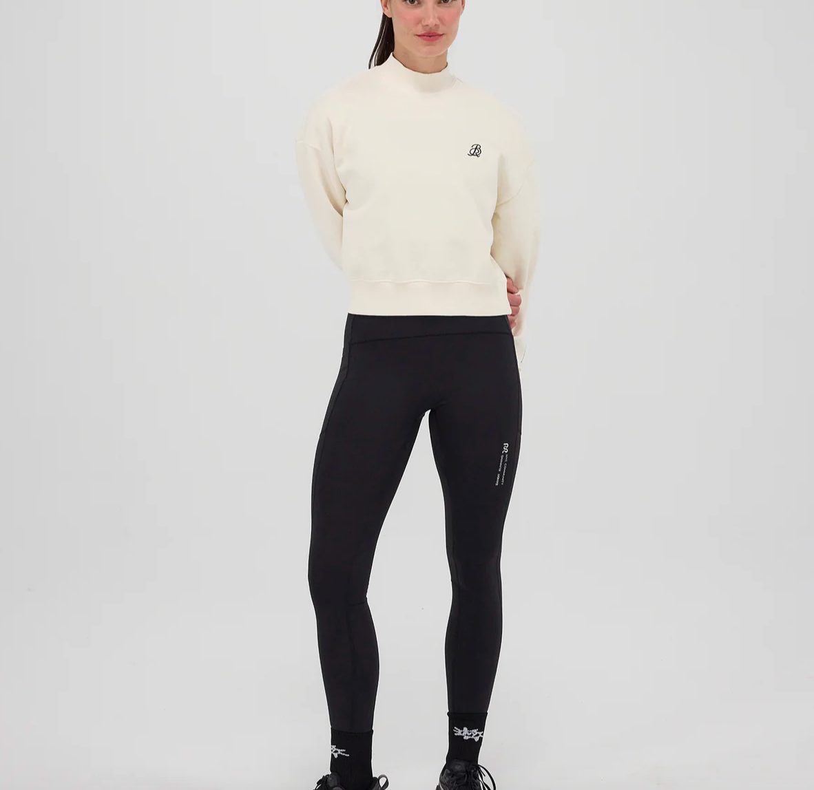 Bandit W Sudadera The Cropmock™ Pullover - Blanco