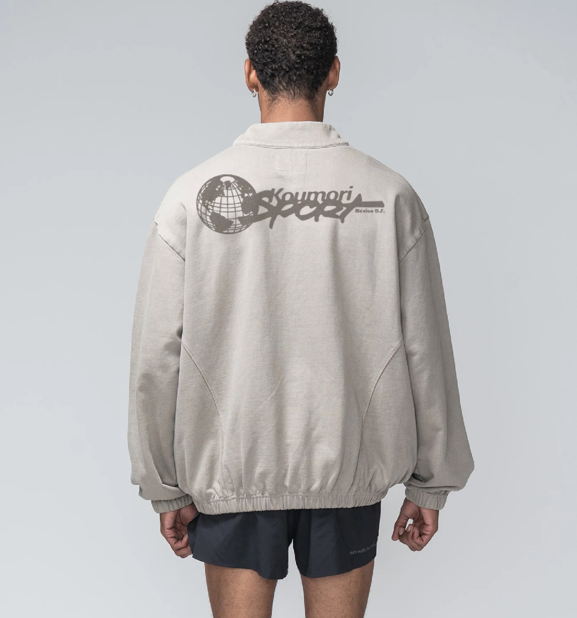 Hermanos Koumori Sudadera Half Zip - Arena - Odda running