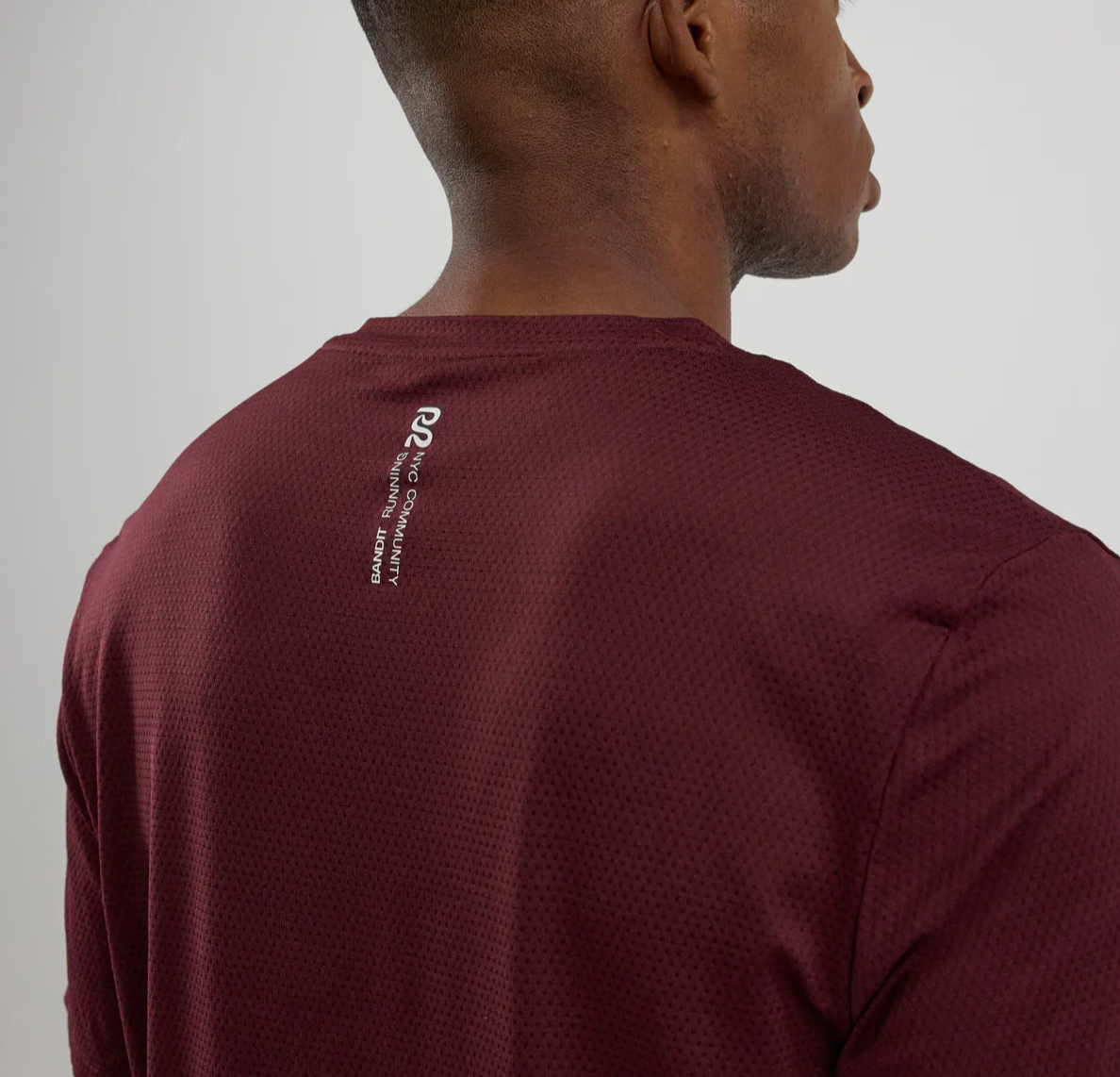 Bandit Camiseta Micromesh™ Run Tee - Vino - Odda running