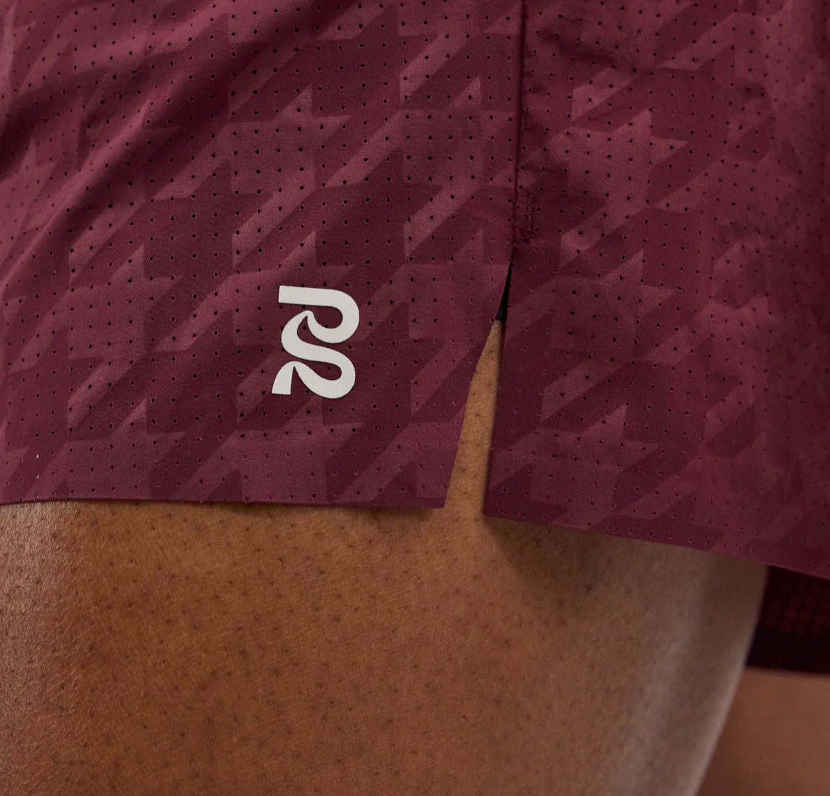 Bandit Shorts Vento™ 5" Cheque Training Short - Vino - Odda running