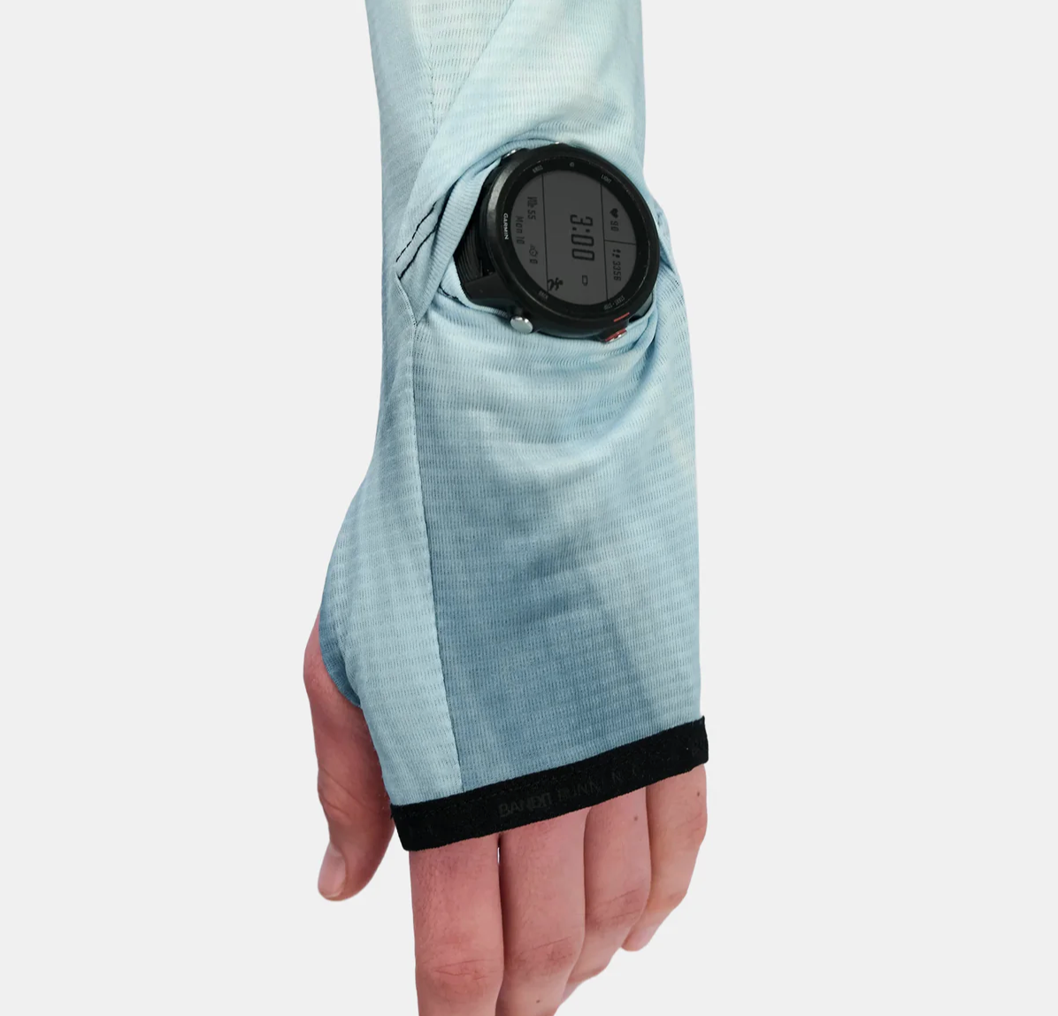 Bandit W Camiseta con capucha Aura Grid Performance - Azul multi - Odda running