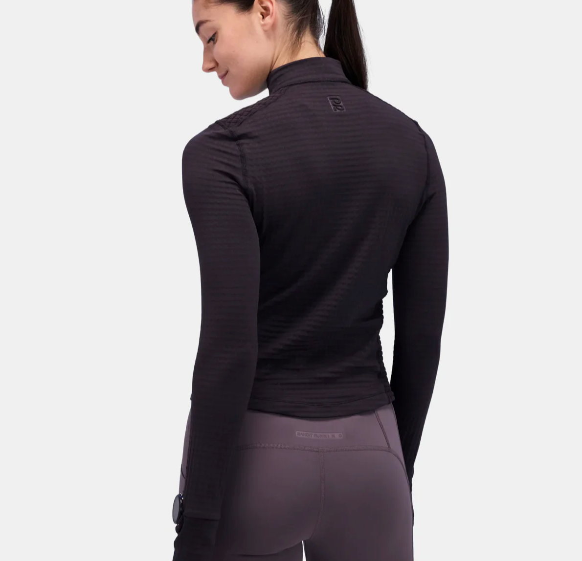 Bandit W Sudadera CaldoGrid™ Cold Weather 1/4 Zip - Sombra - Odda running