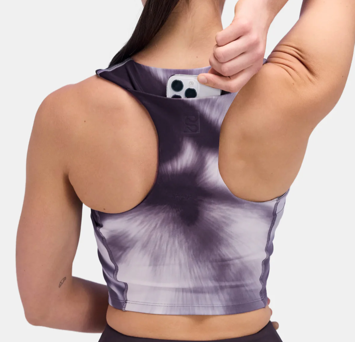 Bandit W Top Stamina™ Race Crop - Gris Multi