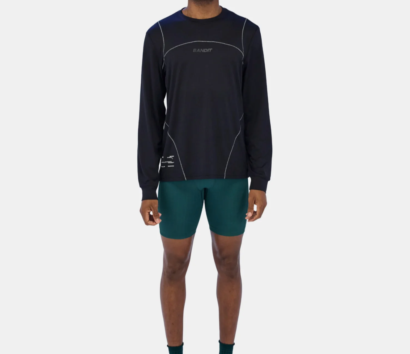 Bandit Shorts Gridlock™ 7 Pocket Half Tights - Verde