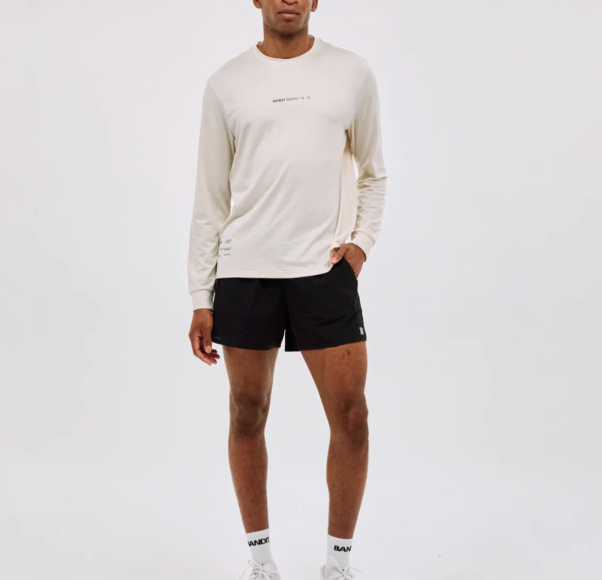 Bandit Shorts Vento 3" - Negro