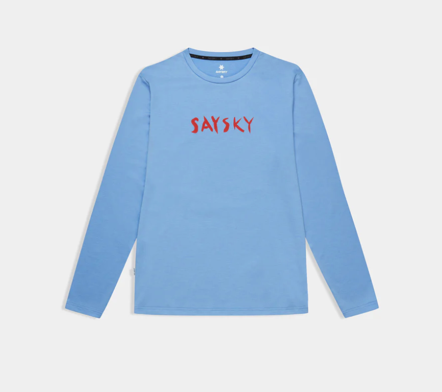 Saysky Camiseta Tiger Long Sleeve - Azul - Odda running