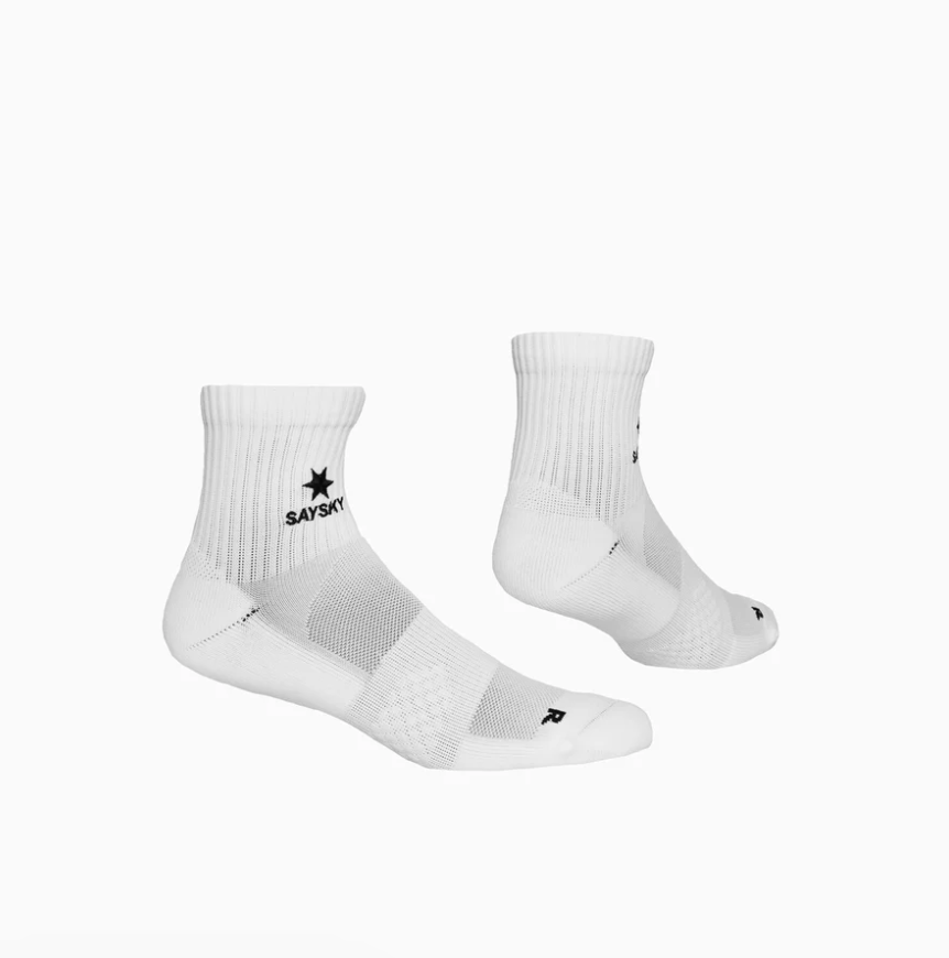 Saysky Calcetines Pace Quarter -Blanco - Odda running