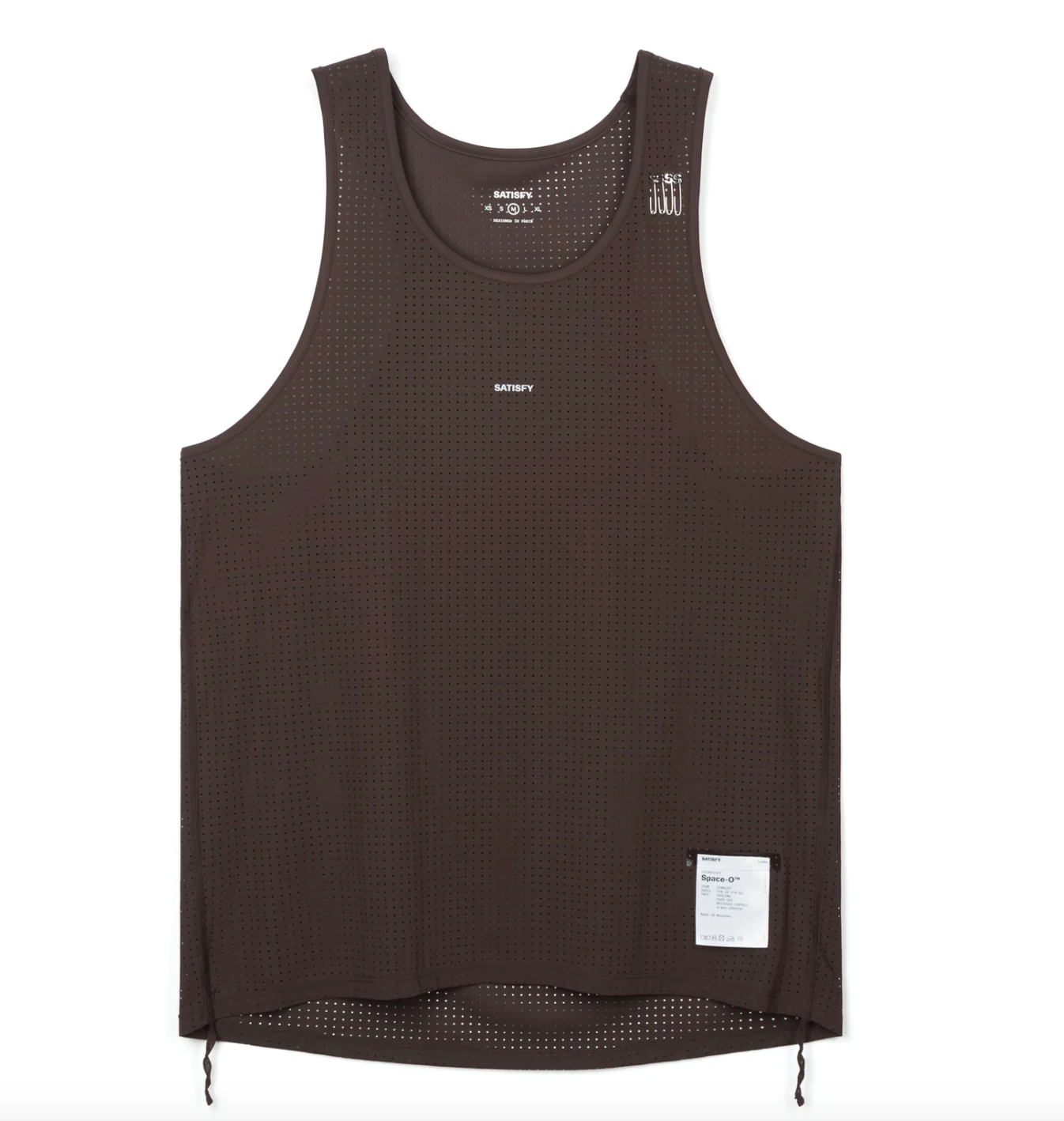 Satisfy Camiseta Space‑O™ Singlet - Deep Mahogany