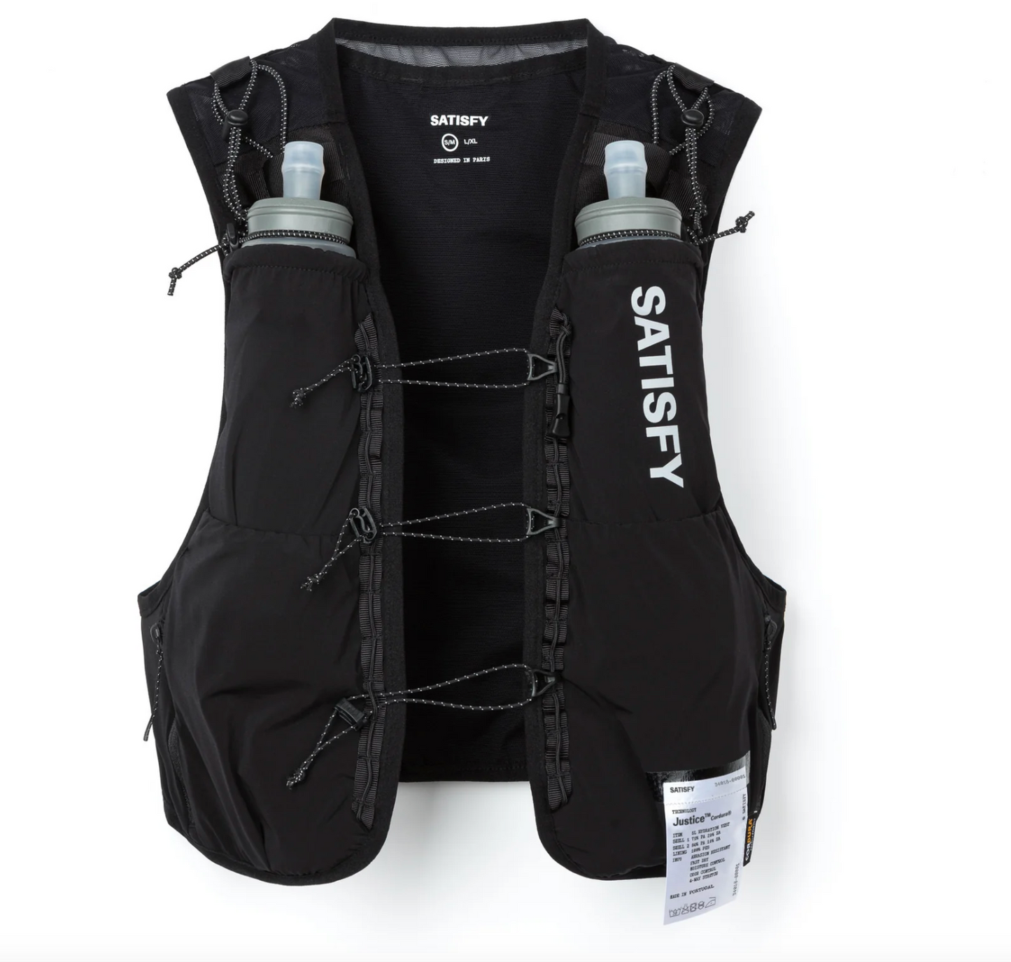 Satisfy Chaleco Justice™ Cordura® 5L Hydration Vest - Negro