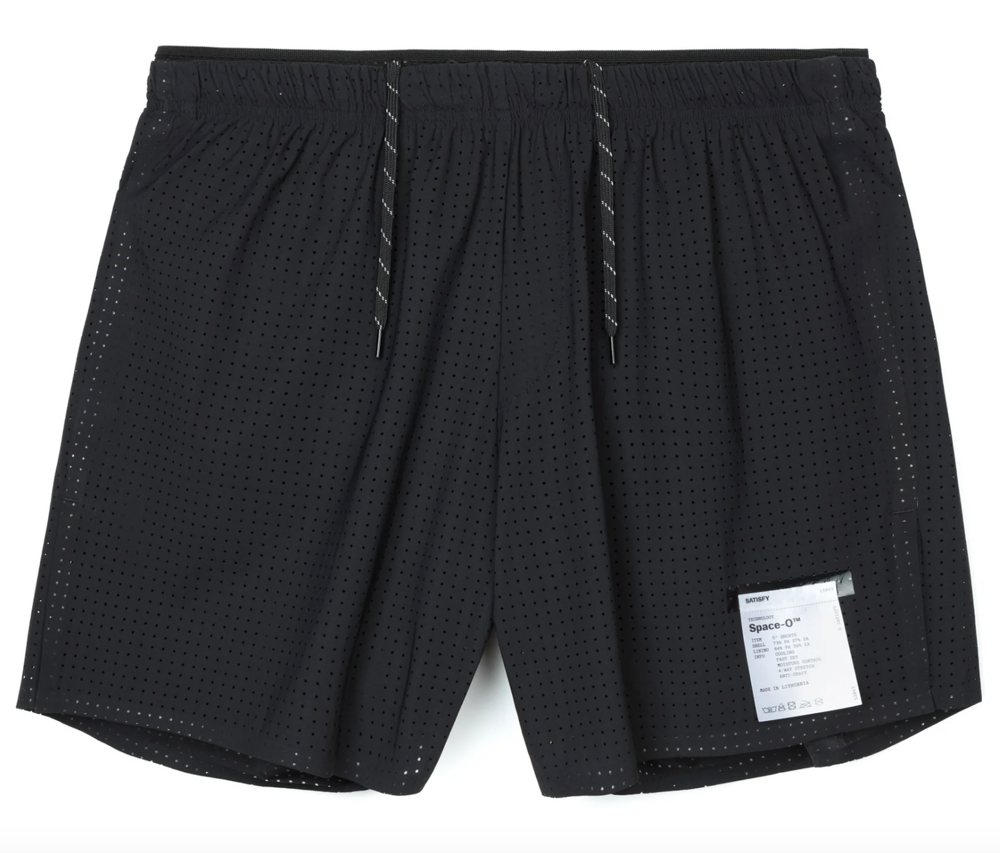 Satisfy Shorts Space‑O™ 5" -Negro
