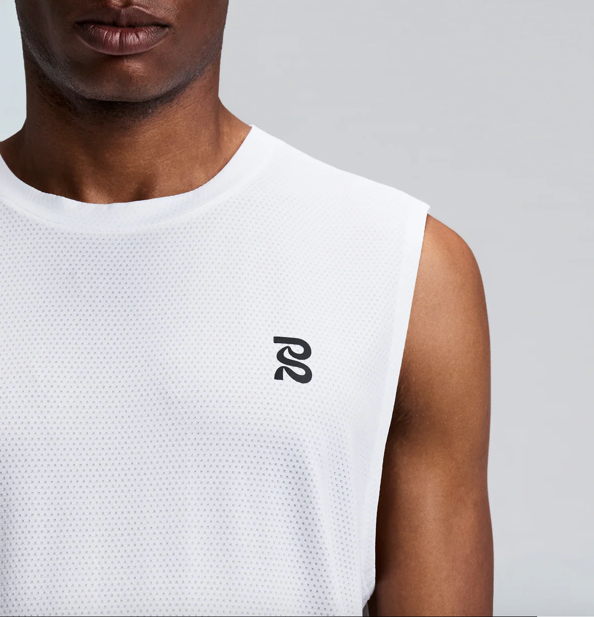 Bandit Camiseta Micromesh™ Run Tank - Blanco
